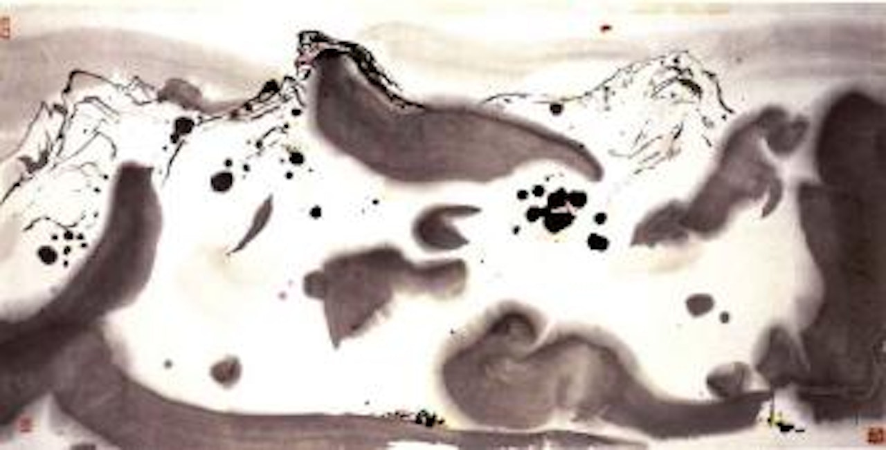 Spring snow by Wu Guanzhong