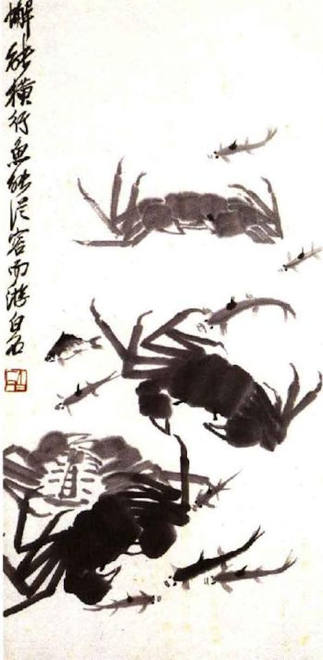 Fish and crabs by Qi Baishi