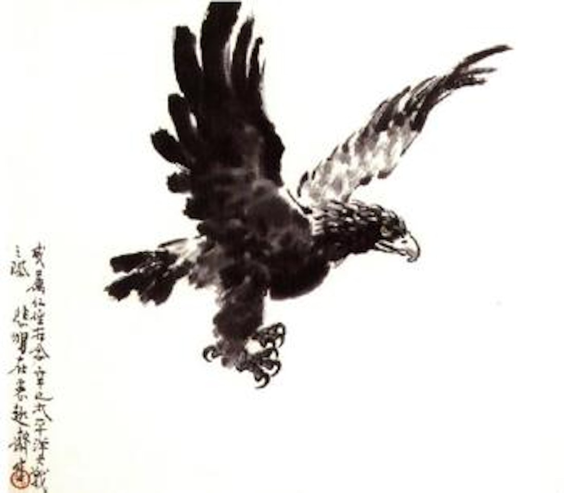 Flying eagle by Xu Beihong