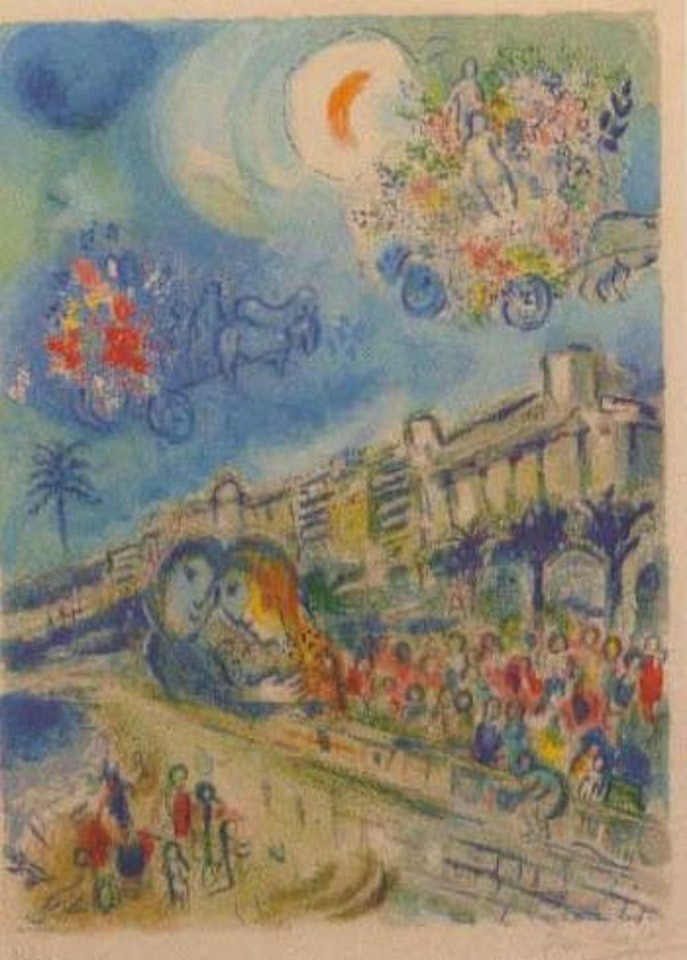 Carnaval of flowers by Marc Chagall