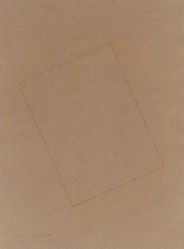 Wavy brushstrokes by Sol LeWitt