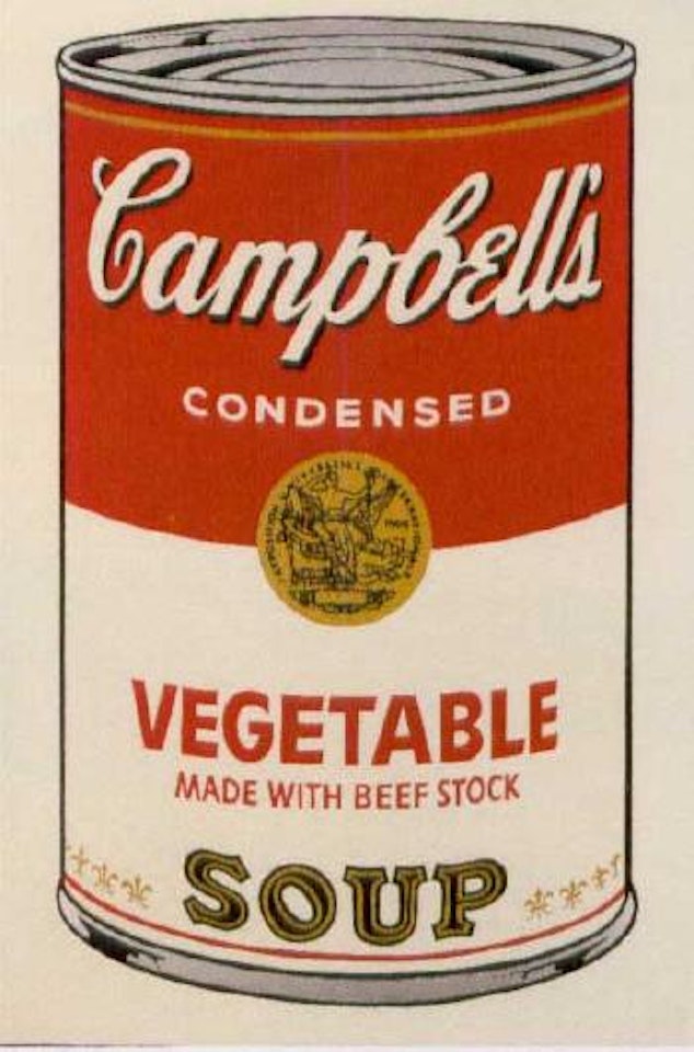 Vegetable soup by Andy Warhol