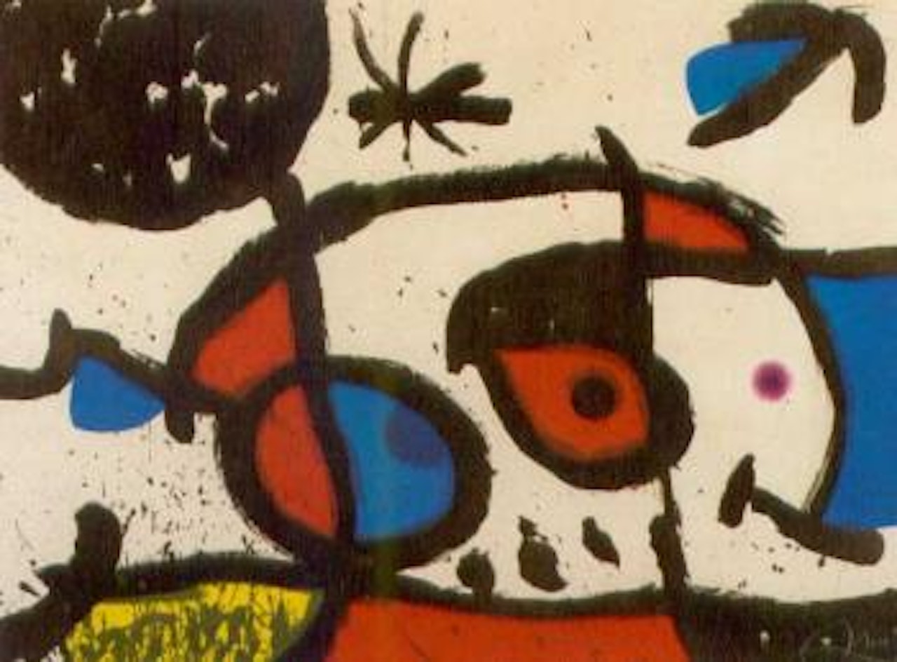 Le bagnard et sa compagne by Joan Miró