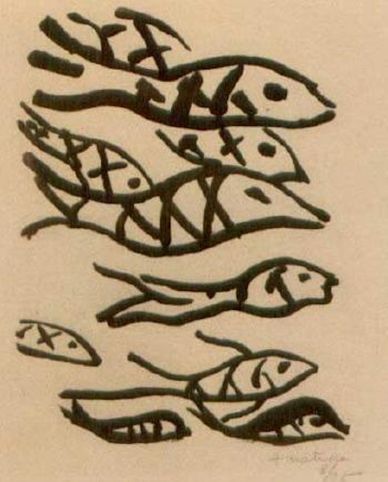 Etude pour la nappe liturgie de la Chapelle de Vence II by Henri Matisse