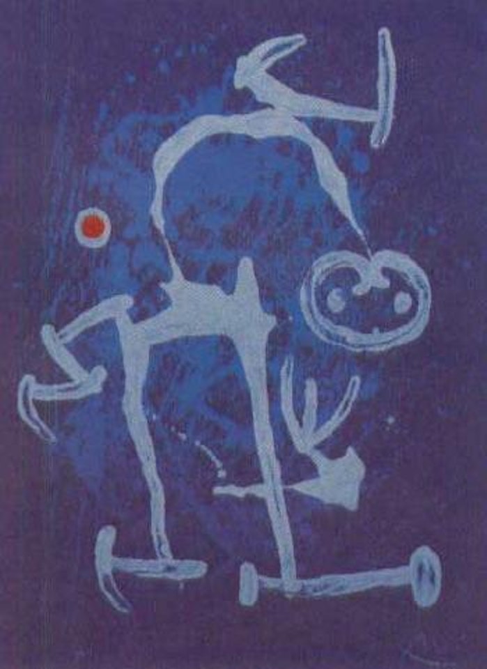 The illiterate by Joan Miró