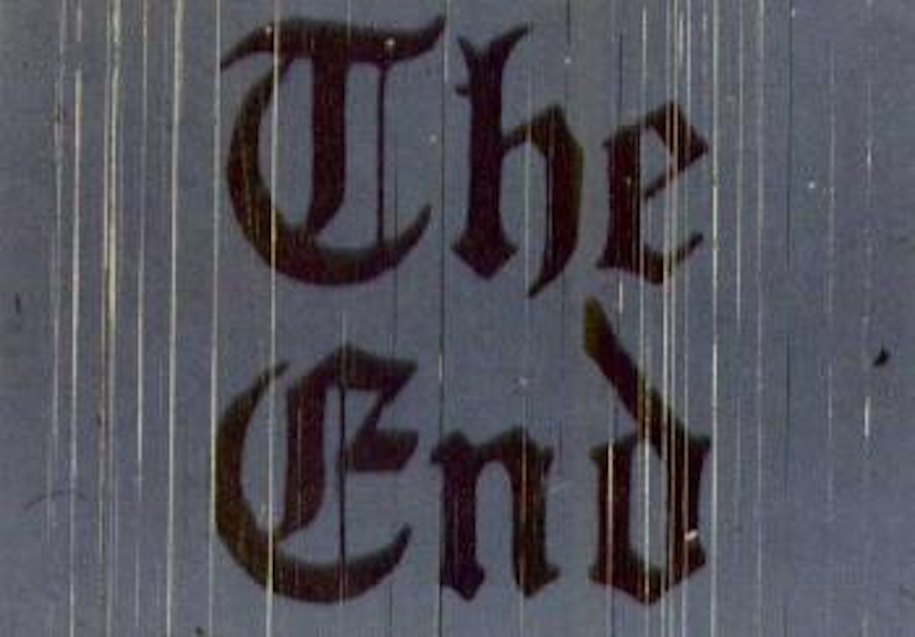 The end by Ed Ruscha