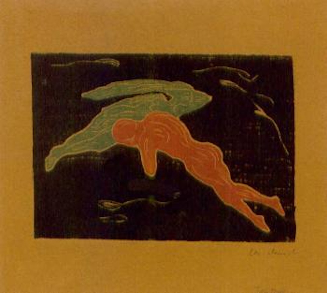 Begegnung im Weltall by Edvard Munch