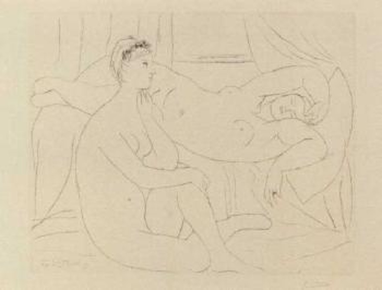 Femmes se reposant by Pablo Picasso