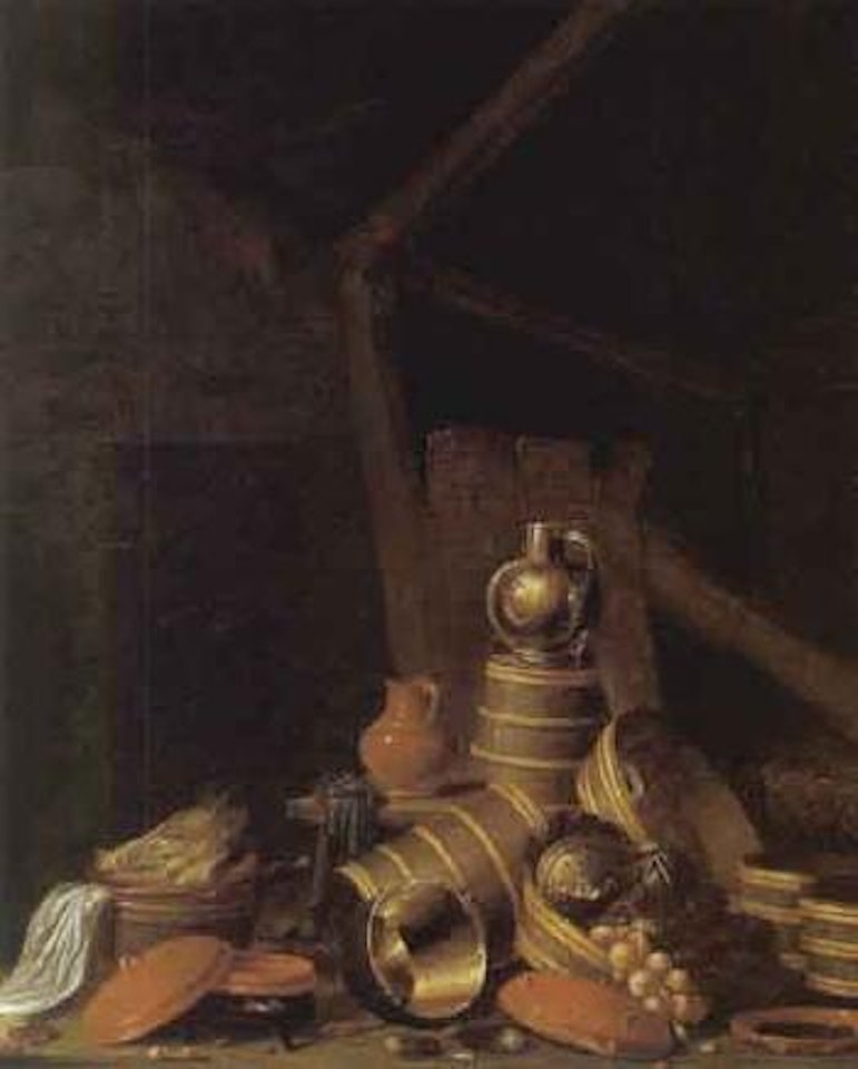 Still life with magnificent vessels and Chines Wan-Li bowl by Dutch School