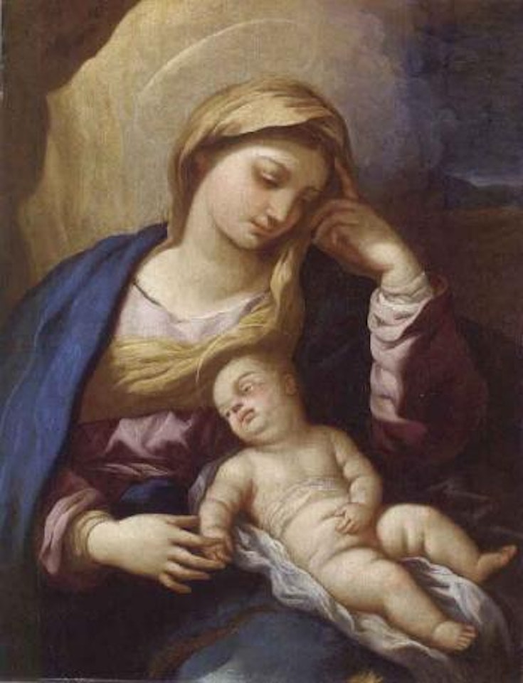 Virgin and Child by Circle of Luca Giordano