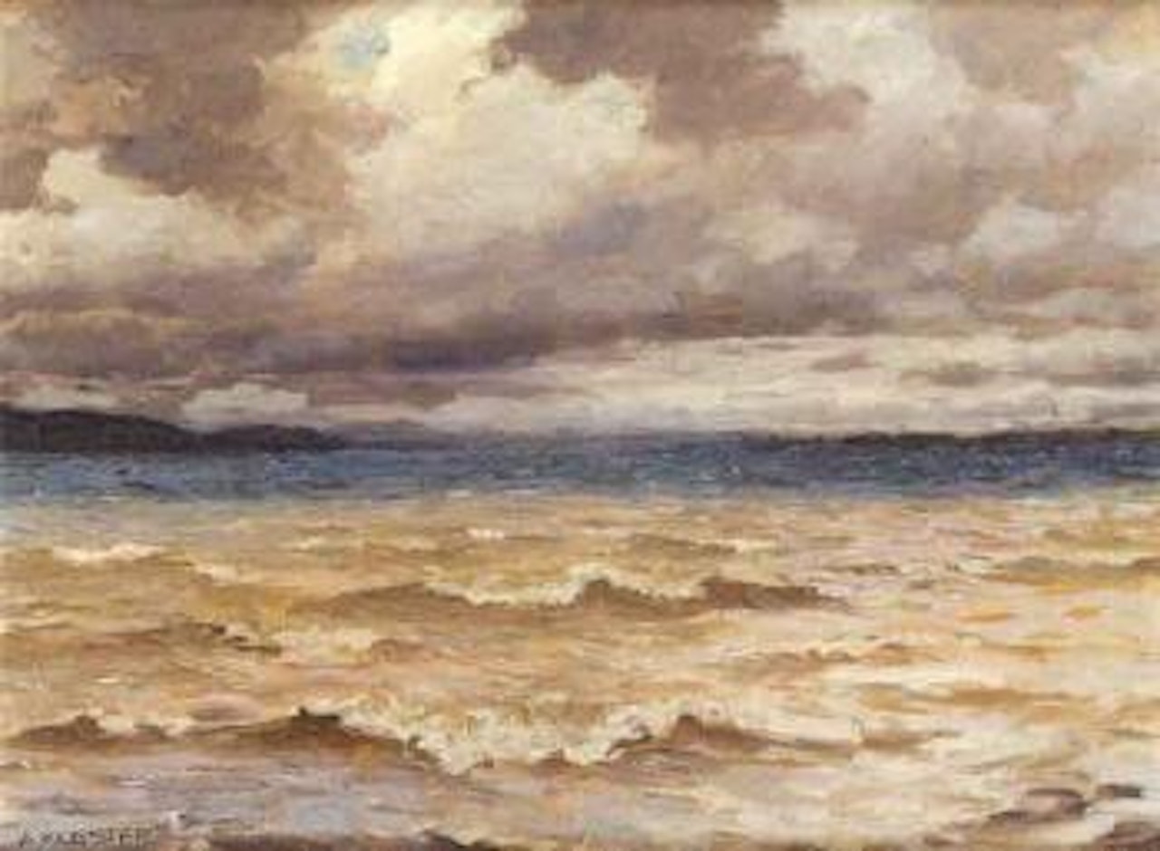 Storm on the Bodensee by Alexander Koester