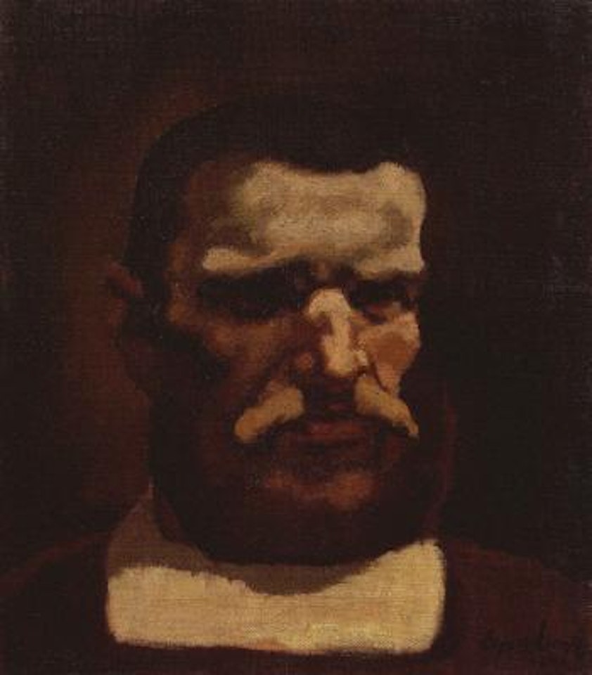 Study of peasant's head for 'The life' by Albin Egger-Lienz