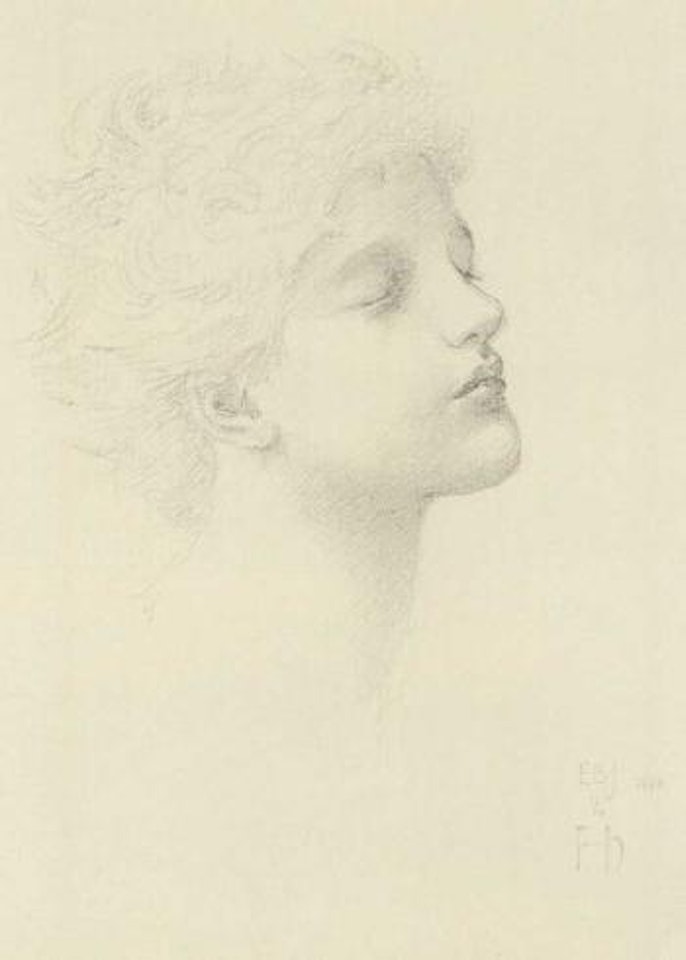 Study of Edward Horner, for The Prioress's Tale by Edward Coley Burne-Jones