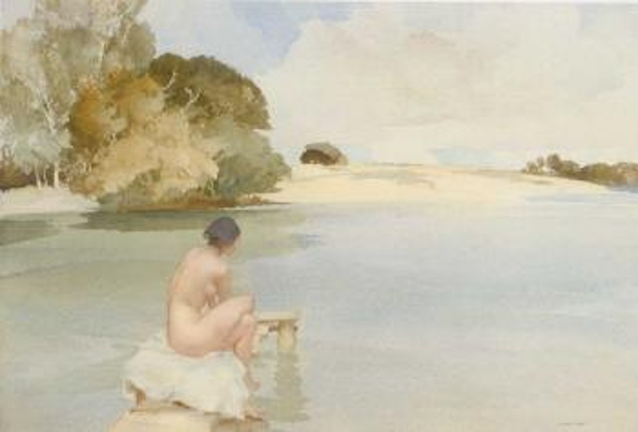 Belinda's lagoon by William Russell Flint
