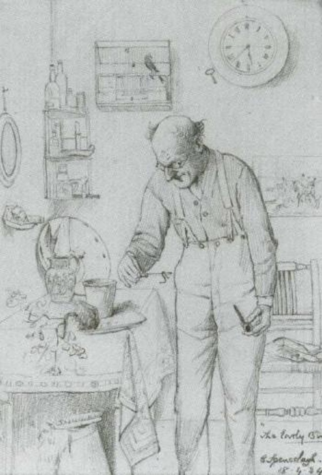 Early bird by Charles Spencelayh