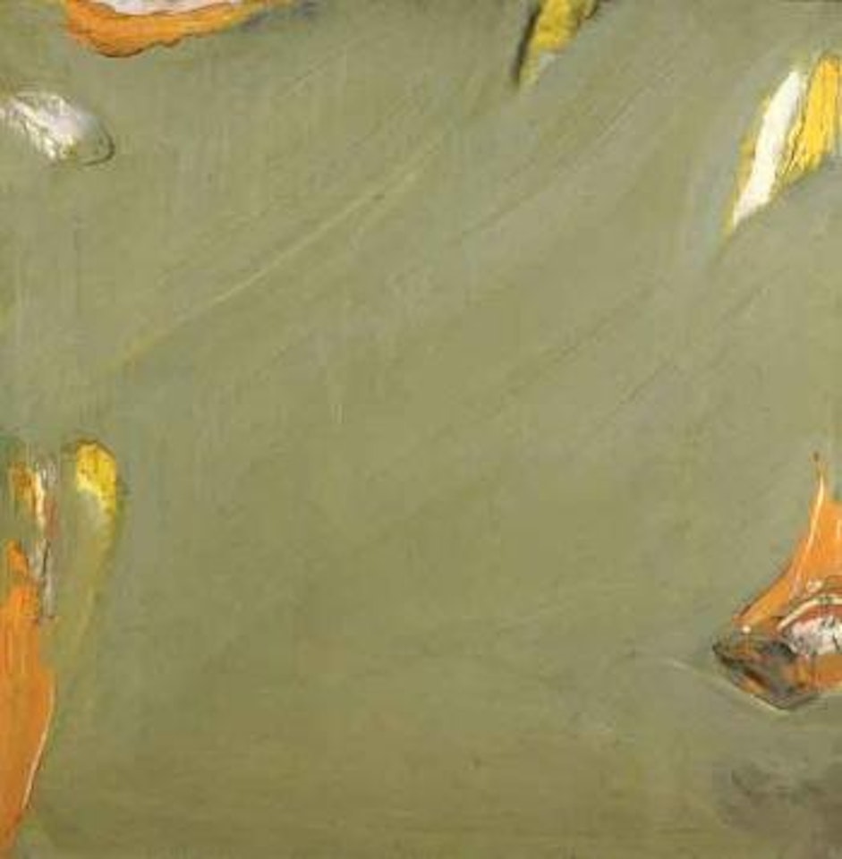 Ocre gris, taches claires by Olivier Debre