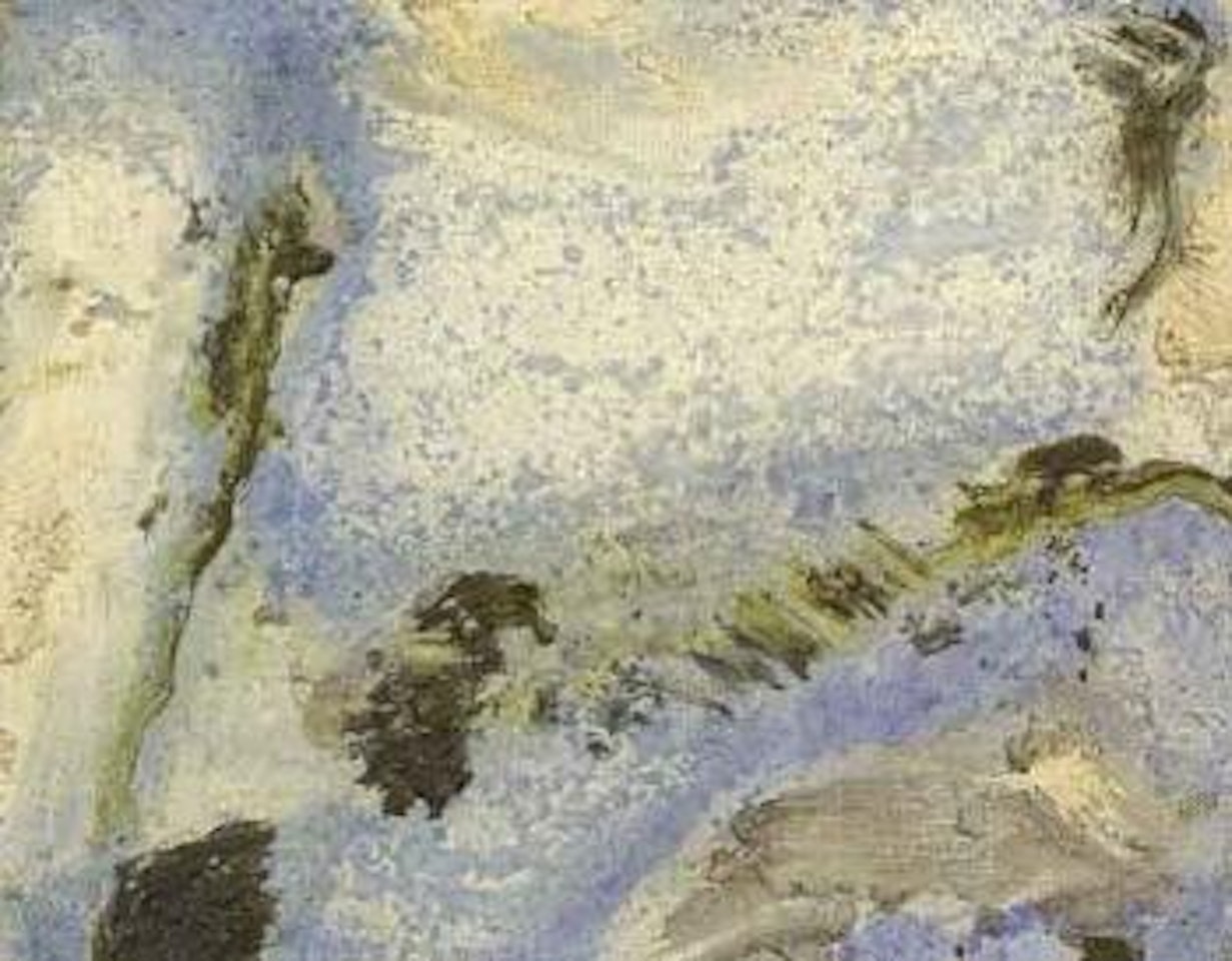 Petite toile bleue by Olivier Debre