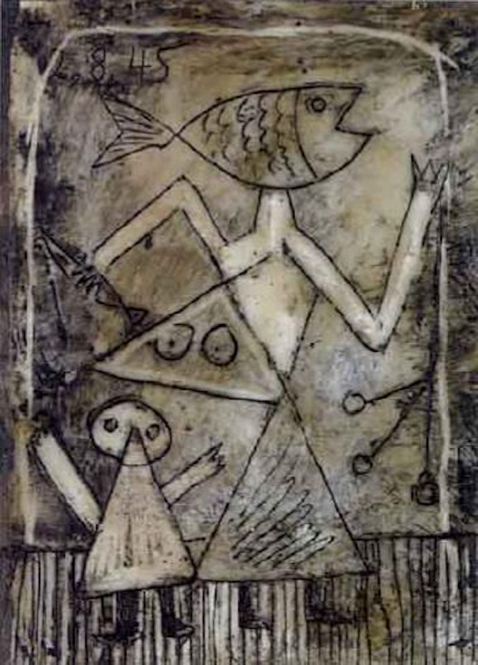 Deux personnages by Victor Brauner
