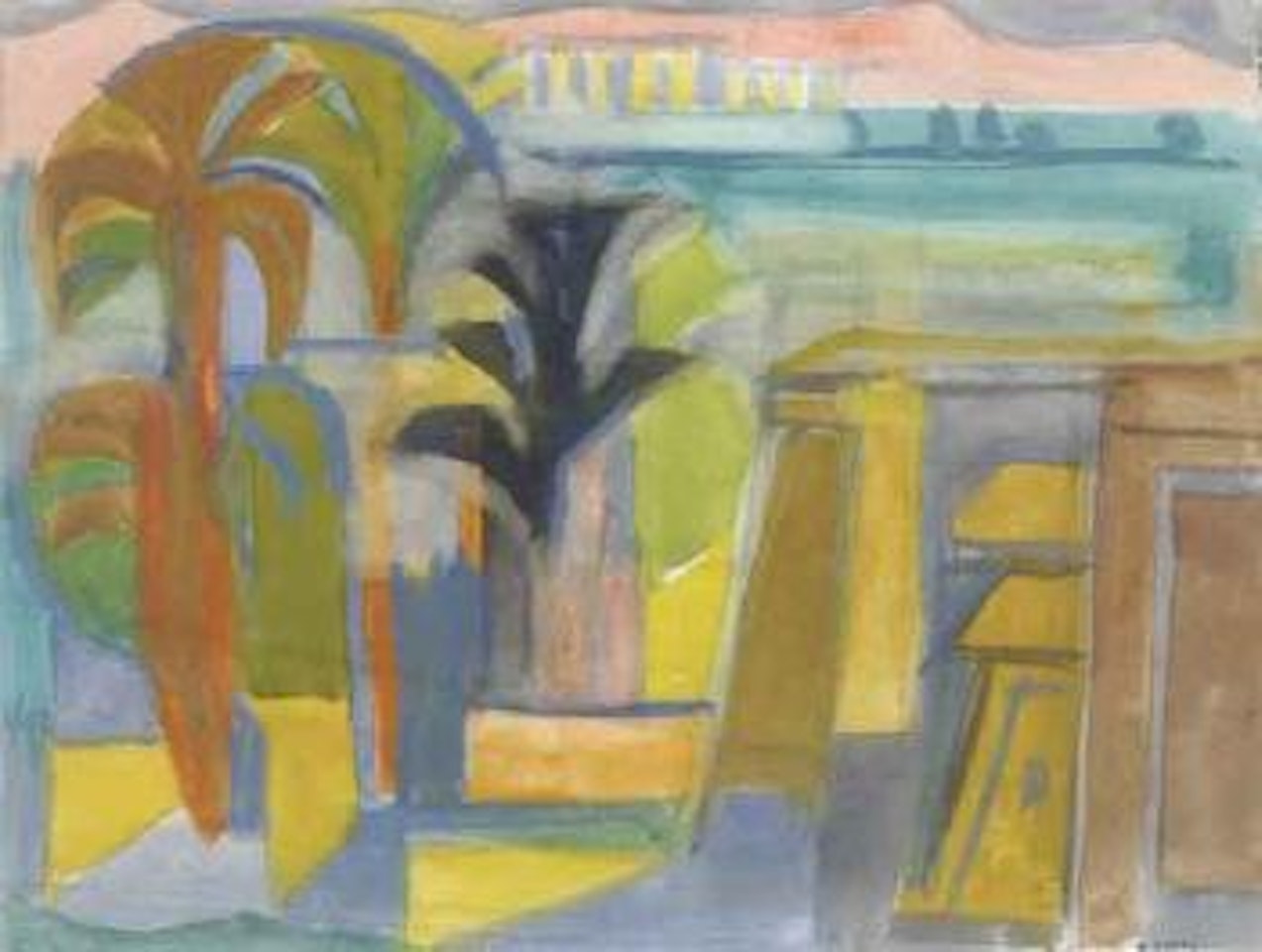 Paysage au palmier by André Lhote