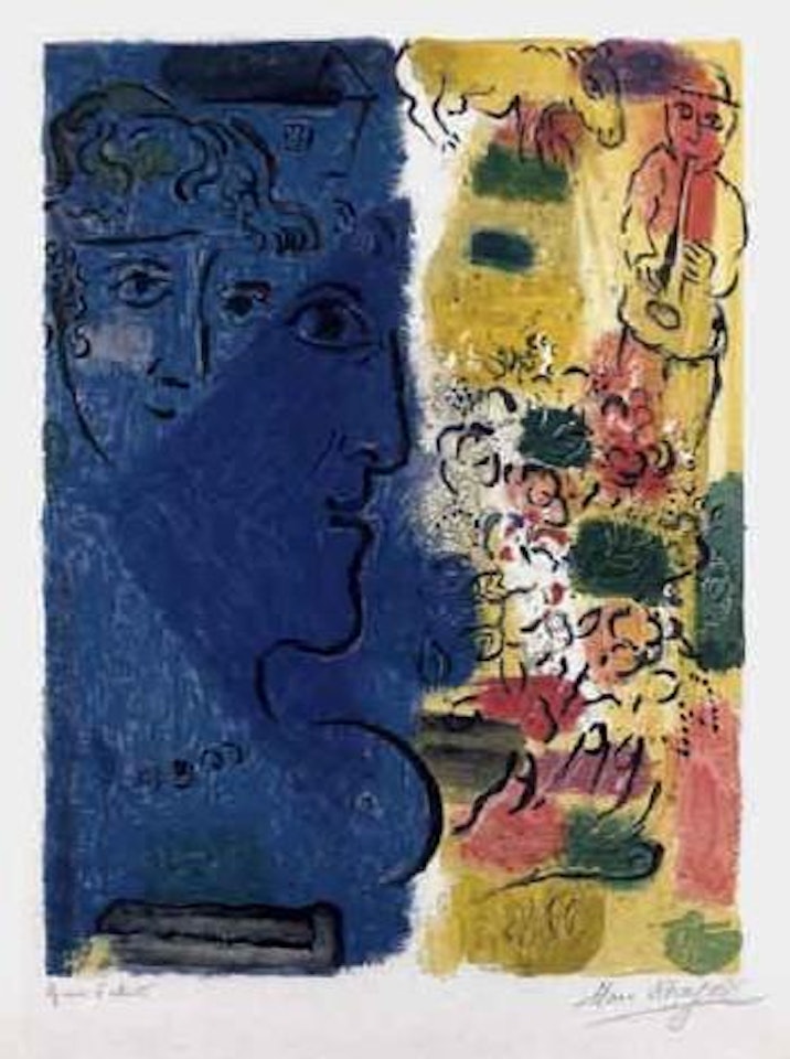 Affiche d'exposition by Marc Chagall