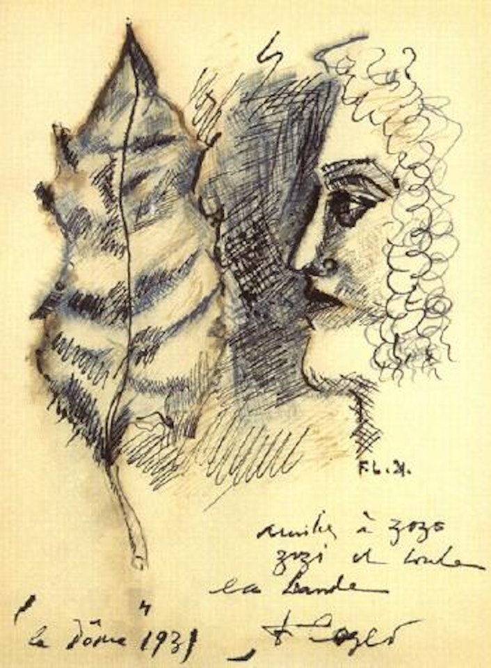 Portrait de femme by Fernand Leger