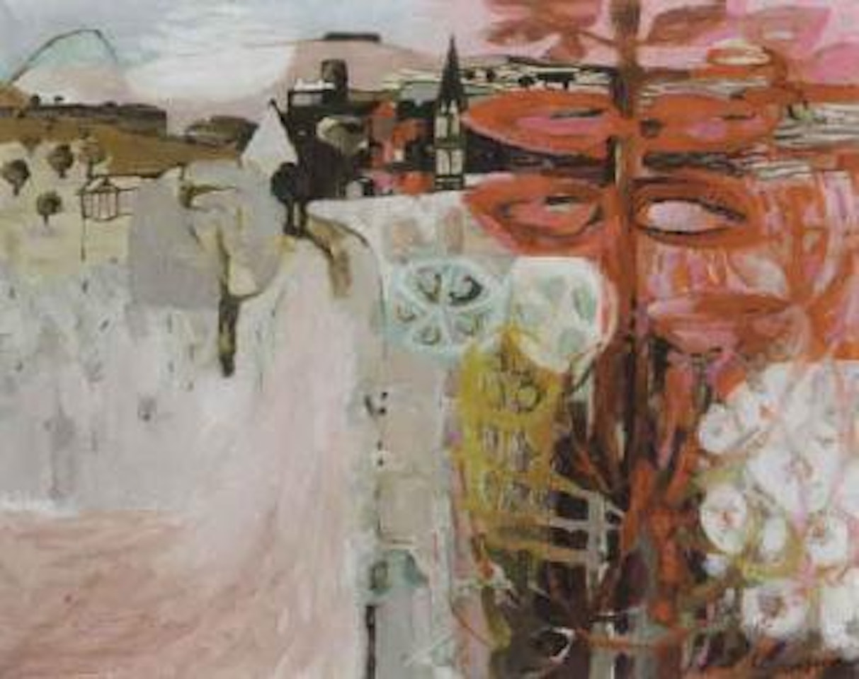 Russian village by Mary Fedden