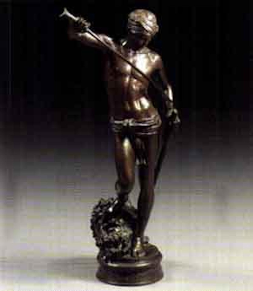 David apres le combat by Marius Jean Antonin Mercie