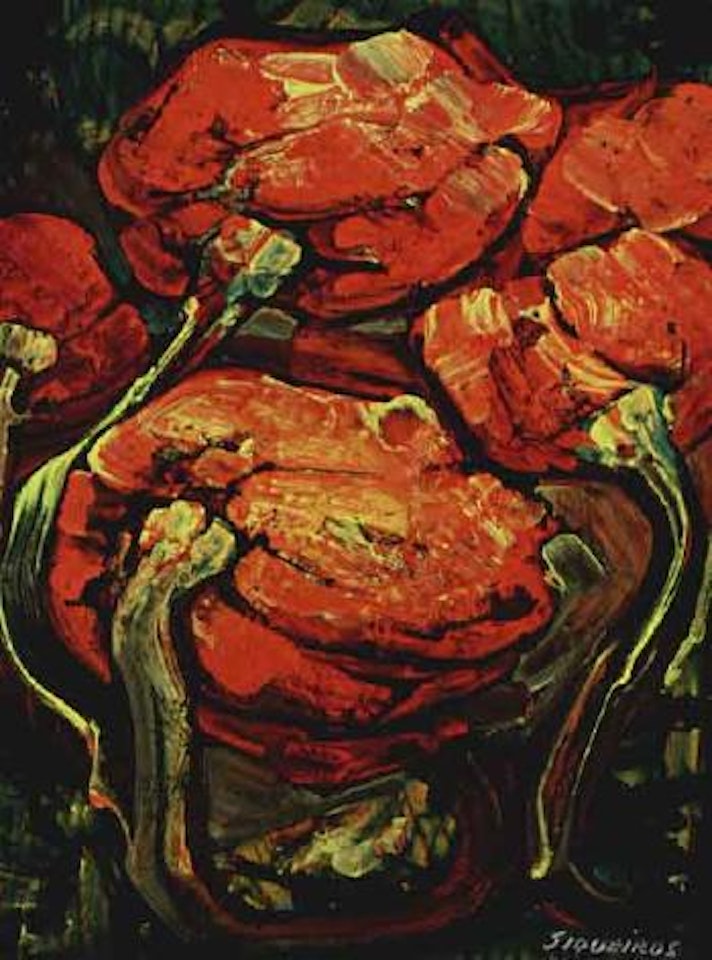 Tree flowers by David Alfaro Siqueiros