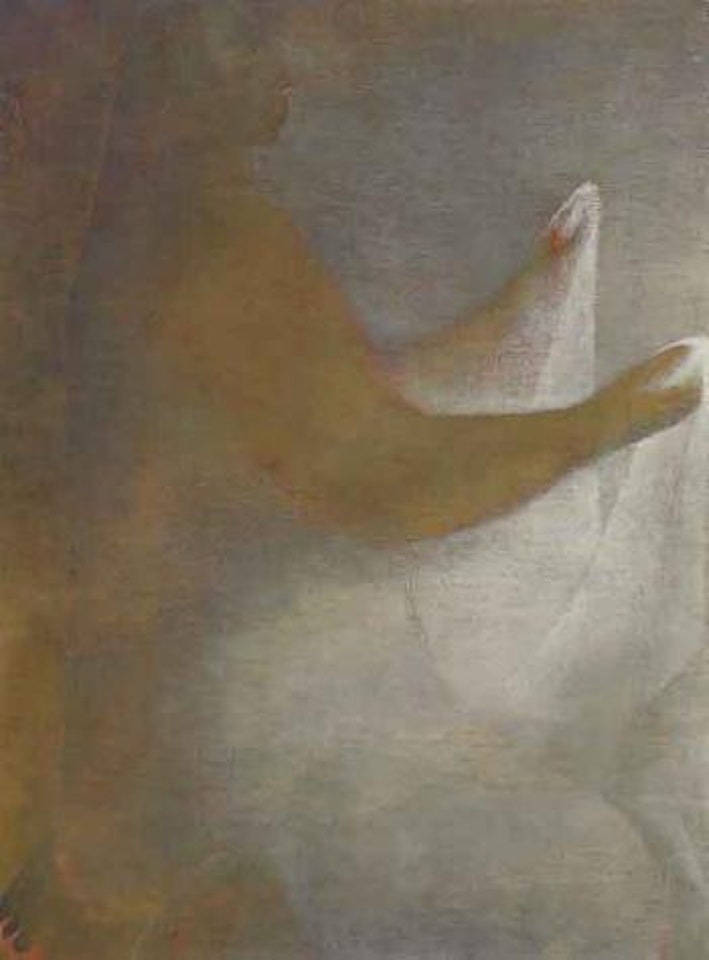 Woman with white cloth by Ricardo Martinez