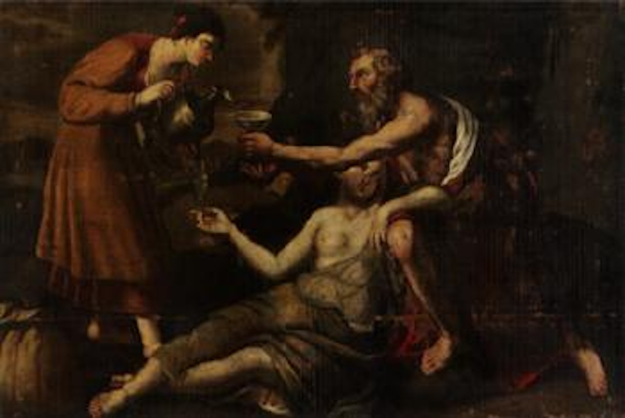 Loth and his daughters by Florentine School