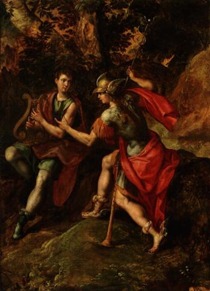 Apollus and Mercurius by Flemish School