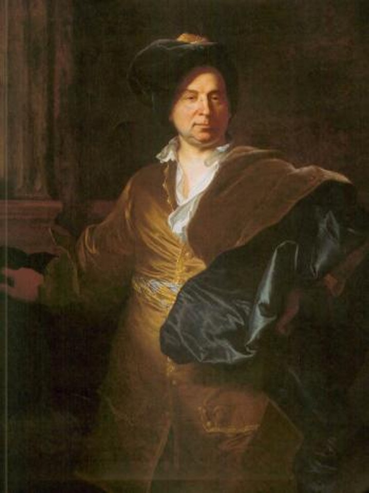 Portrait d'homme en tenue d'interieur by Hyacinthe Rigaud
