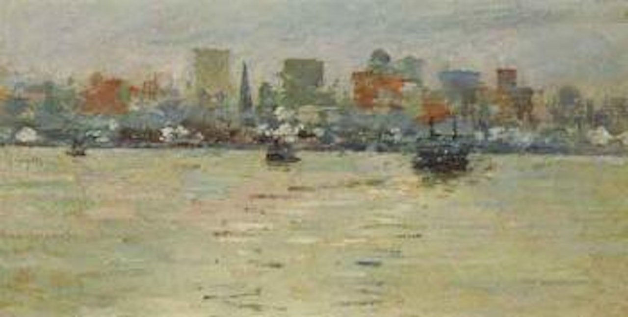 The ferry by Theodore Robinson