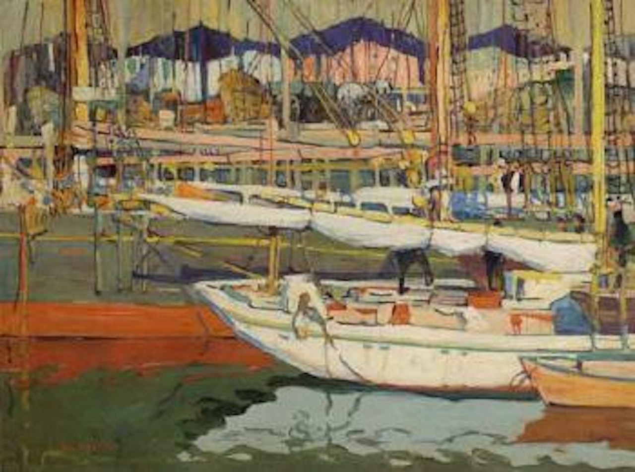 Gloucester schooners by Jane Peterson