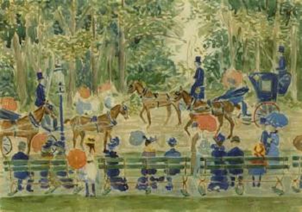 Central Park by Maurice Prendergast