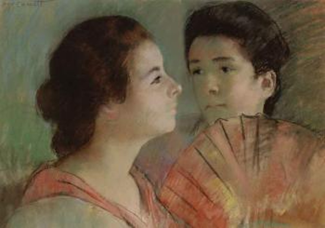 Two sisters by Mary Cassatt