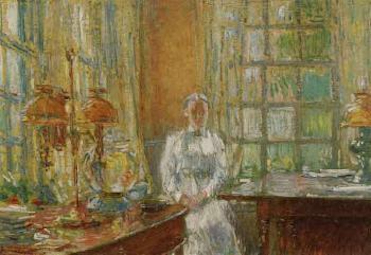 Mrs Holley of Cos Cob, Connecticut by Childe Hassam