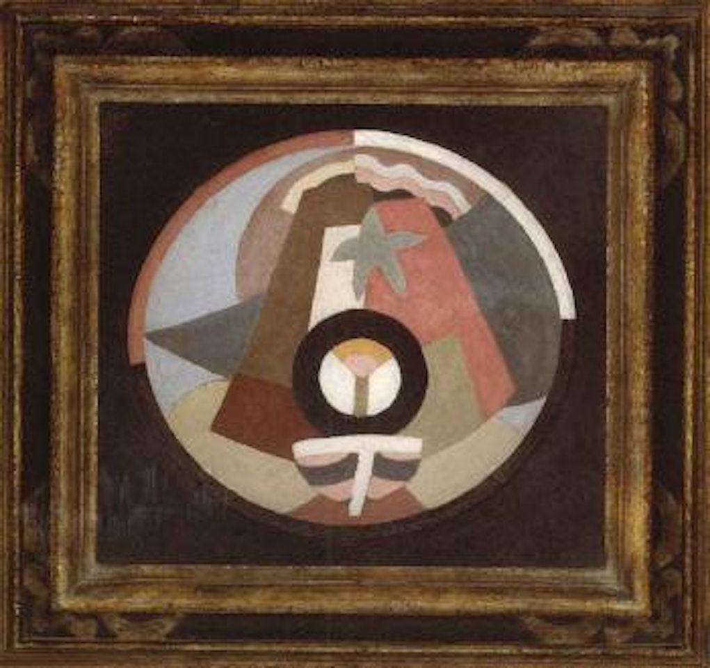 Boat with silver star by Marsden Hartley
