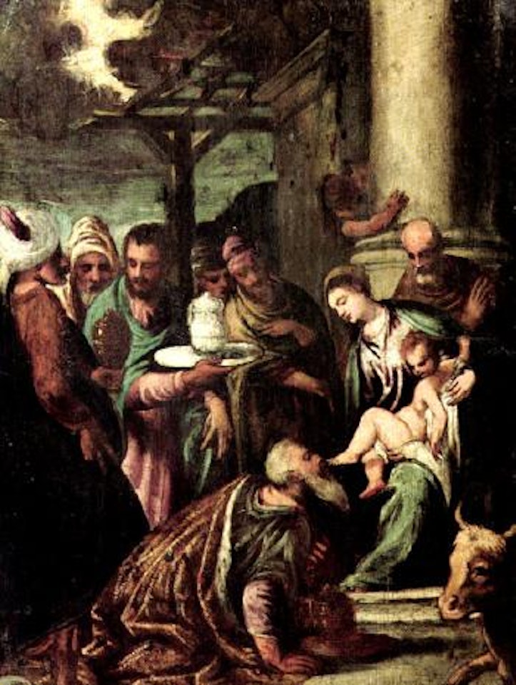 Adoration of the Magi by Andrea Schiavone