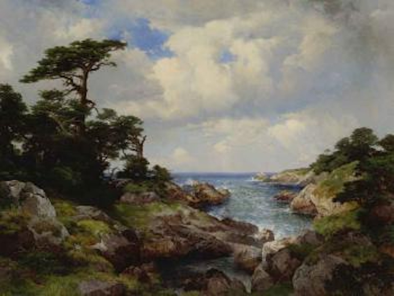 Monterey coast by Thomas Moran