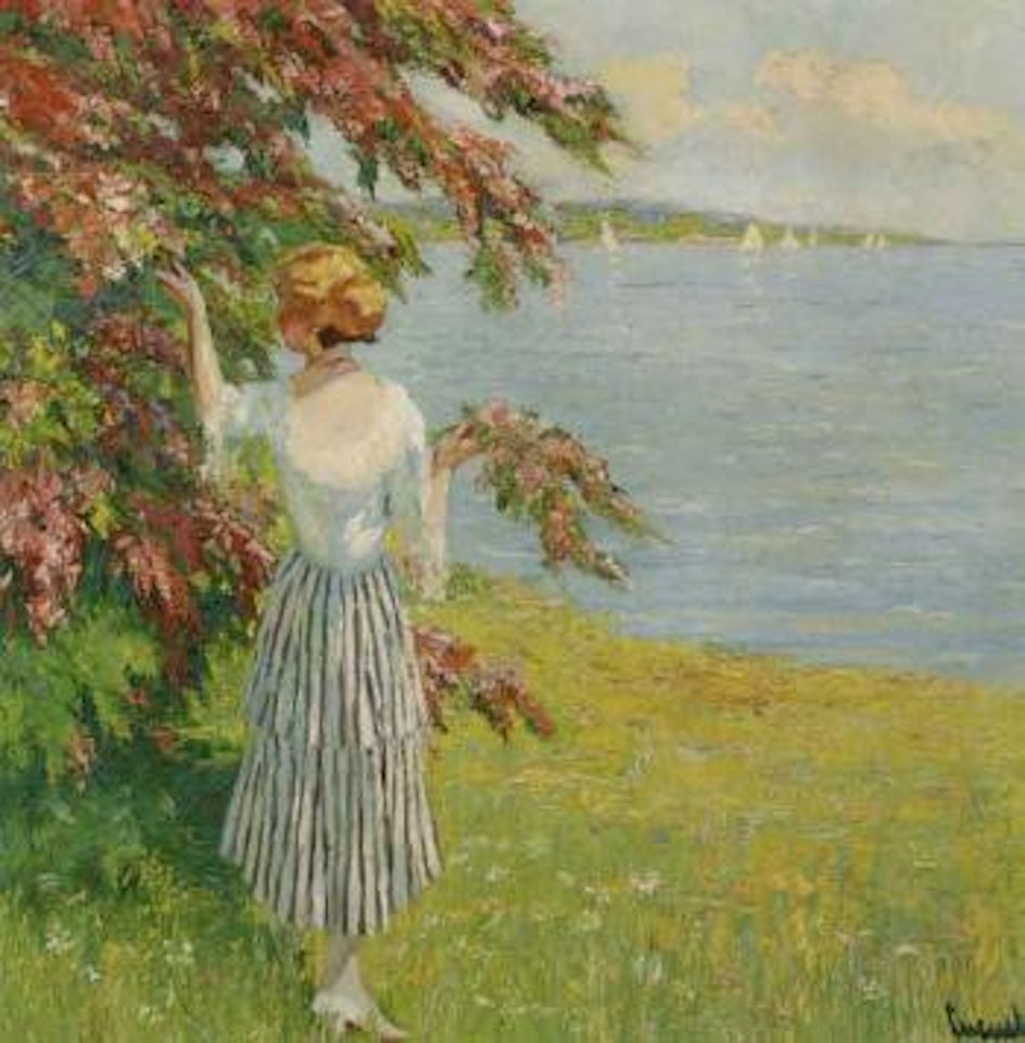 At the lake by Edward Cucuel