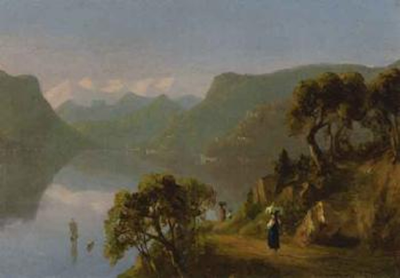 Lake Como by Sanford Robinson Gifford