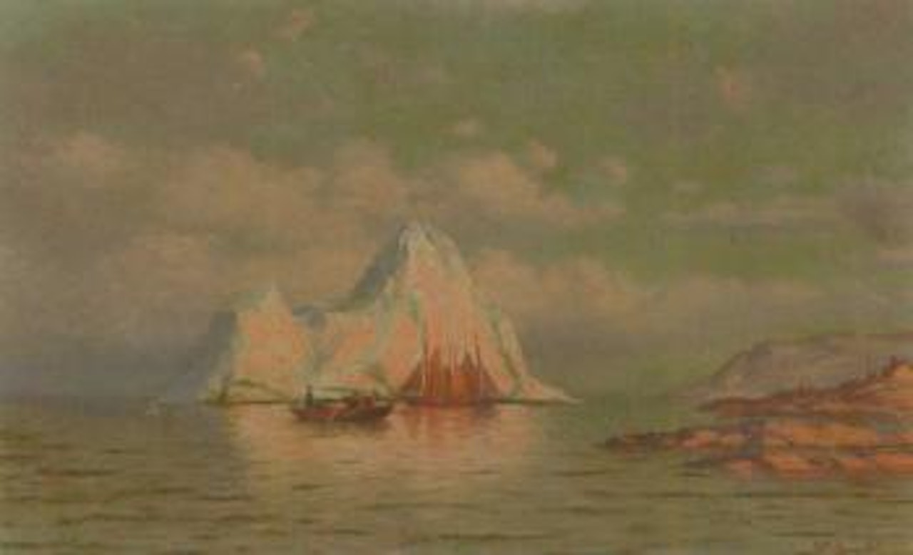 Fishing boats on the coast of Labrador by William Bradford