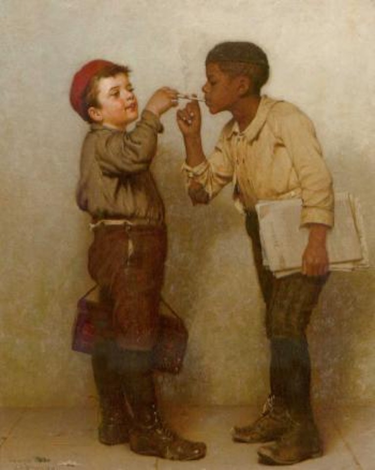 Give him a light by John George Brown