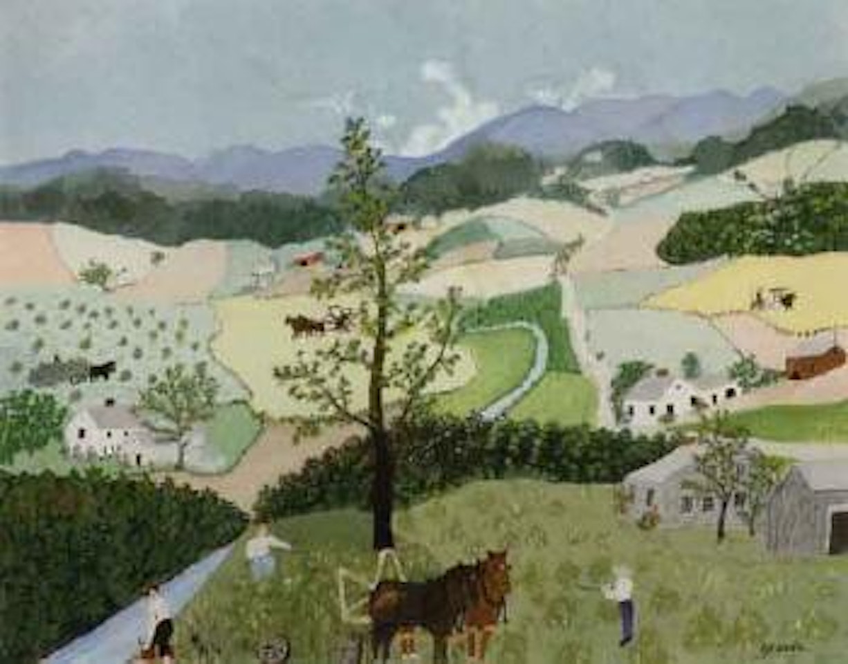 West of Mount Colefax by Grandma Moses