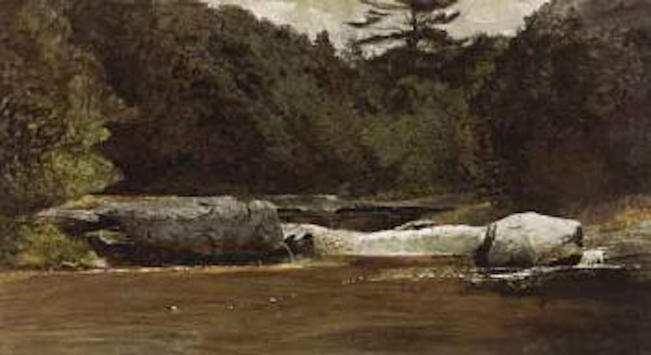 Falls on Goose River by Andrew Wyeth