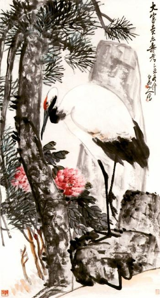 Crane by Wang Zhen