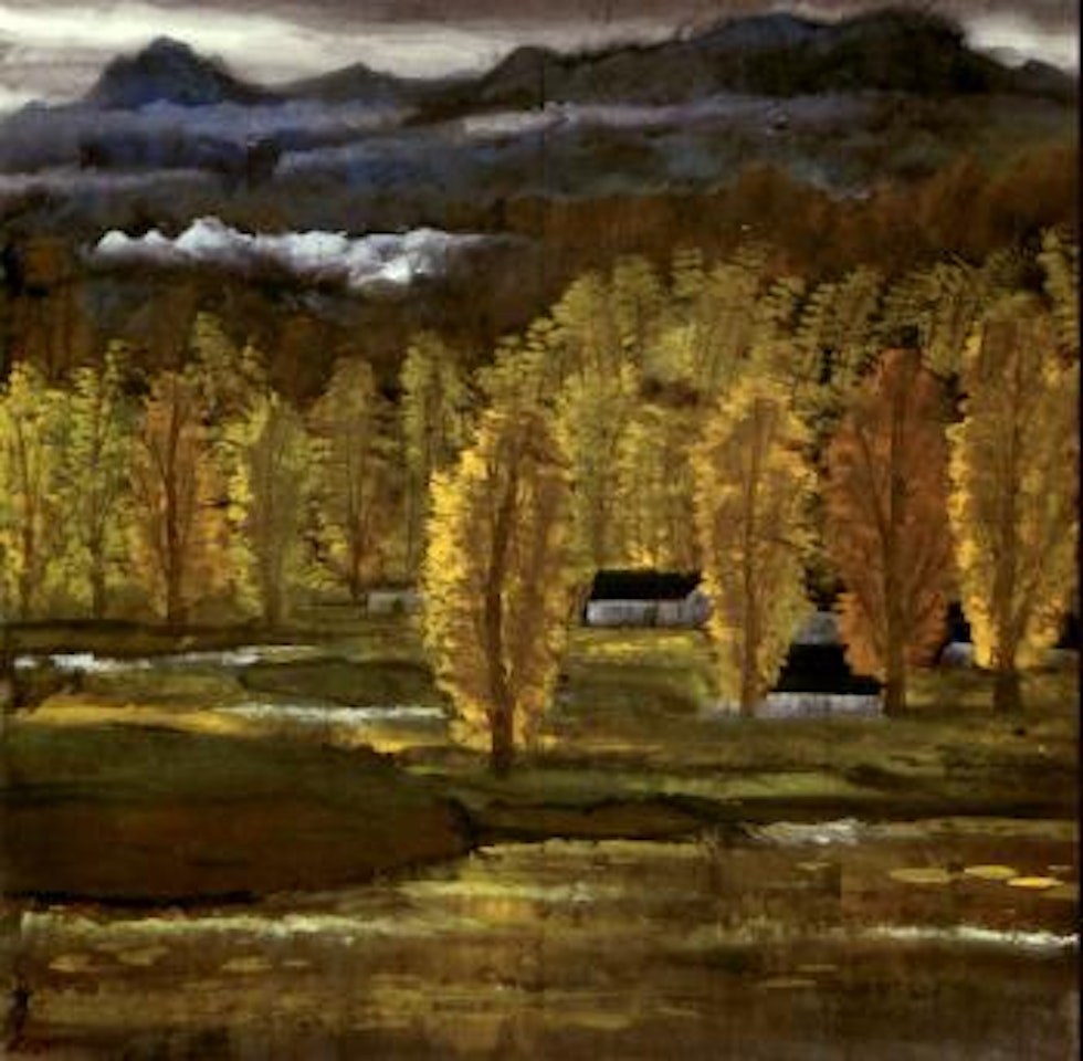 Autumn forest by Lin Fengmian