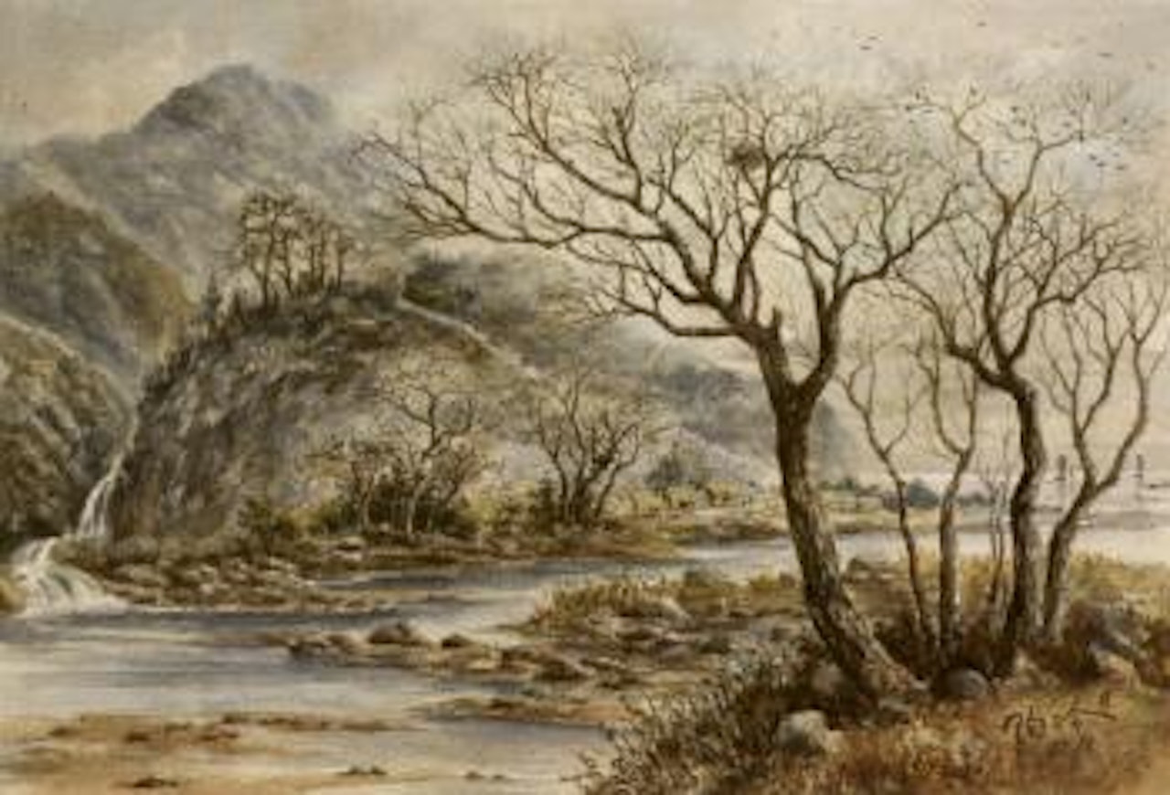 Autumn landscape by Lengyue Tao