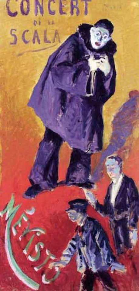 Projet d'affiche pour Mevisto, la folie de pierrot by Maximilien Luce